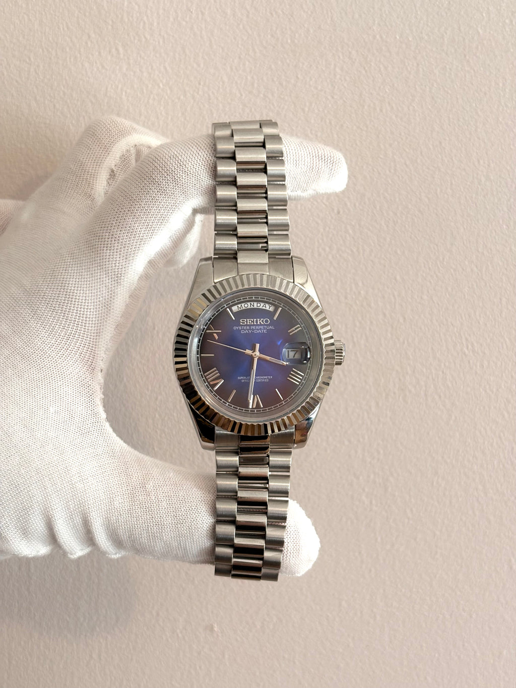 Seiko Blue Ombré Day-Date