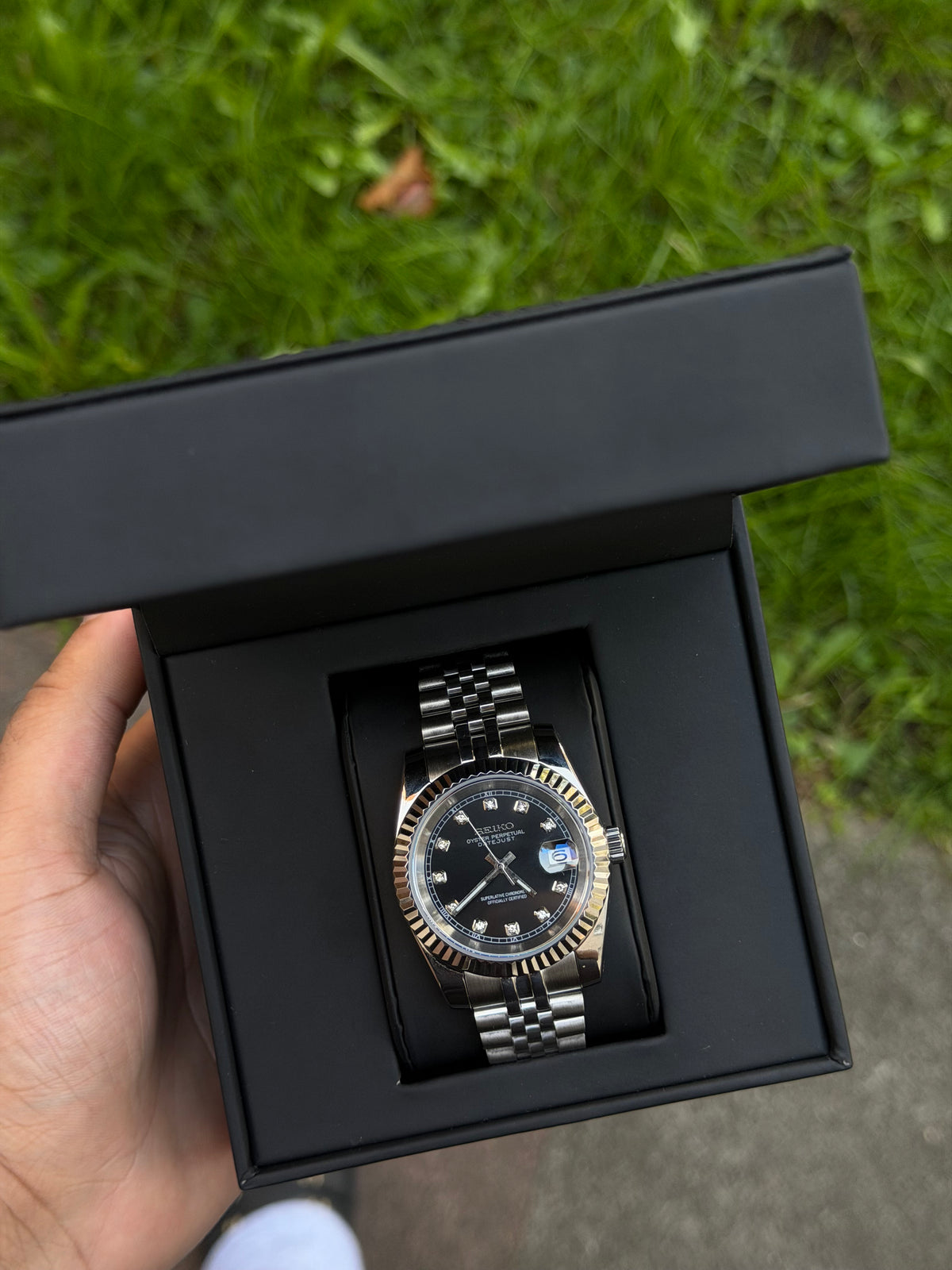 Seiko Black Diamond Datejust