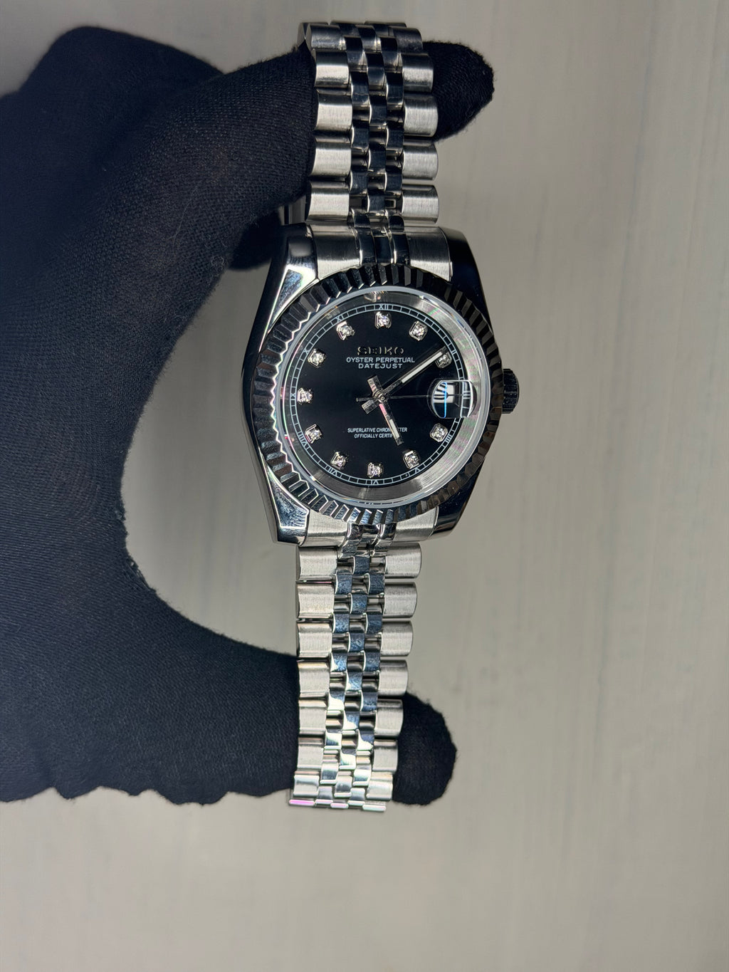 Seiko Black Diamond Datejust