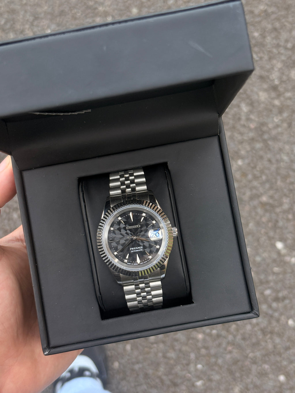 Seiko Presage Black Datejust