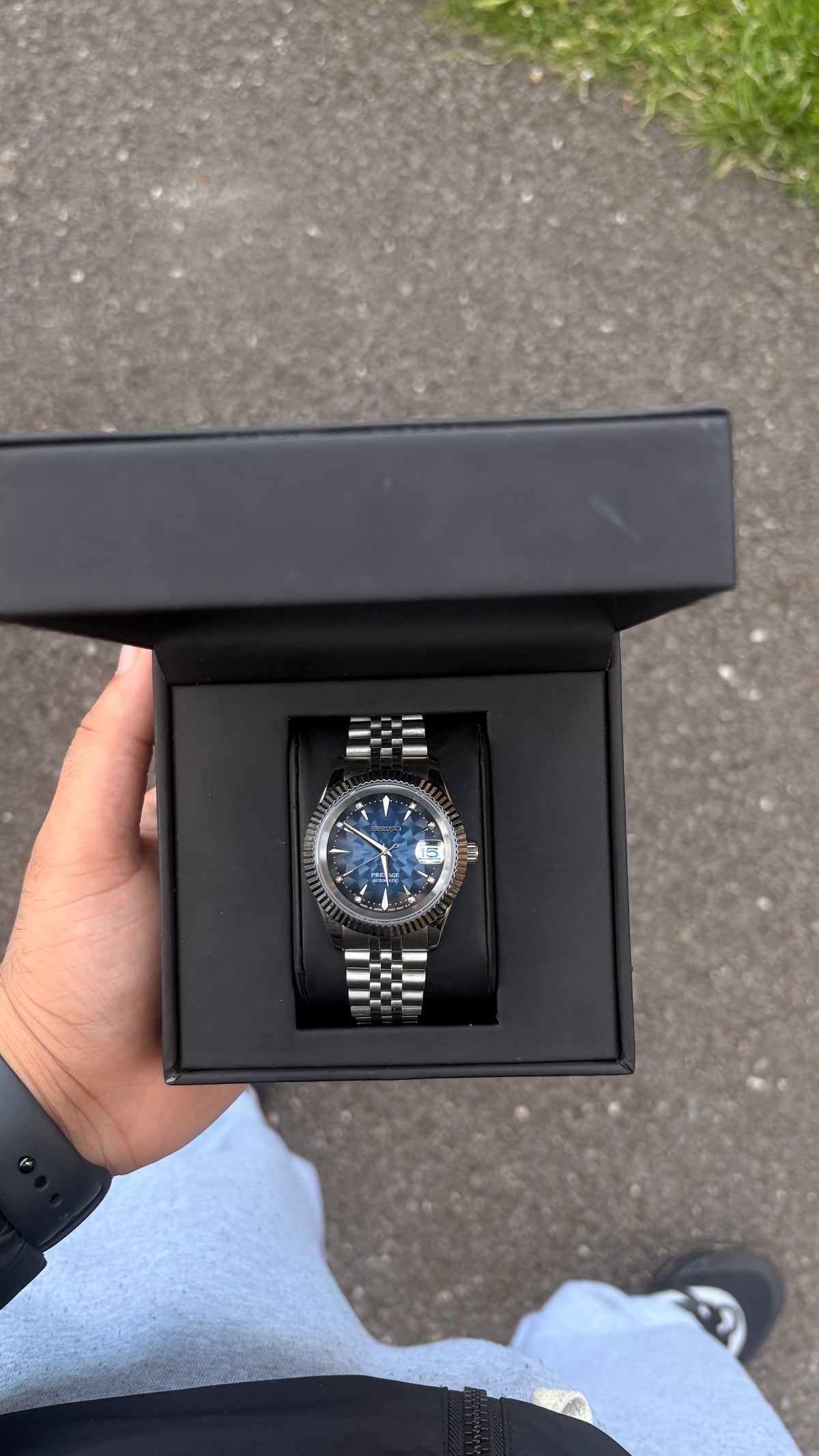 Seiko Presage Blue Dial (silver indices) Datejust