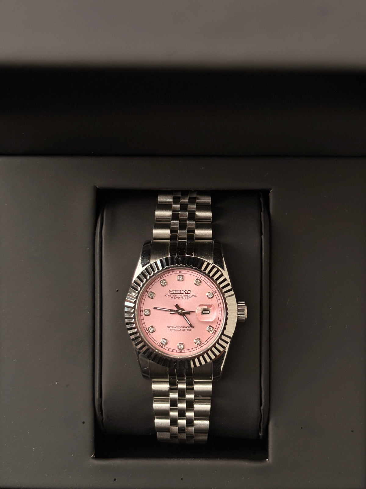 Ladies Seiko Pink Diamond Datejust