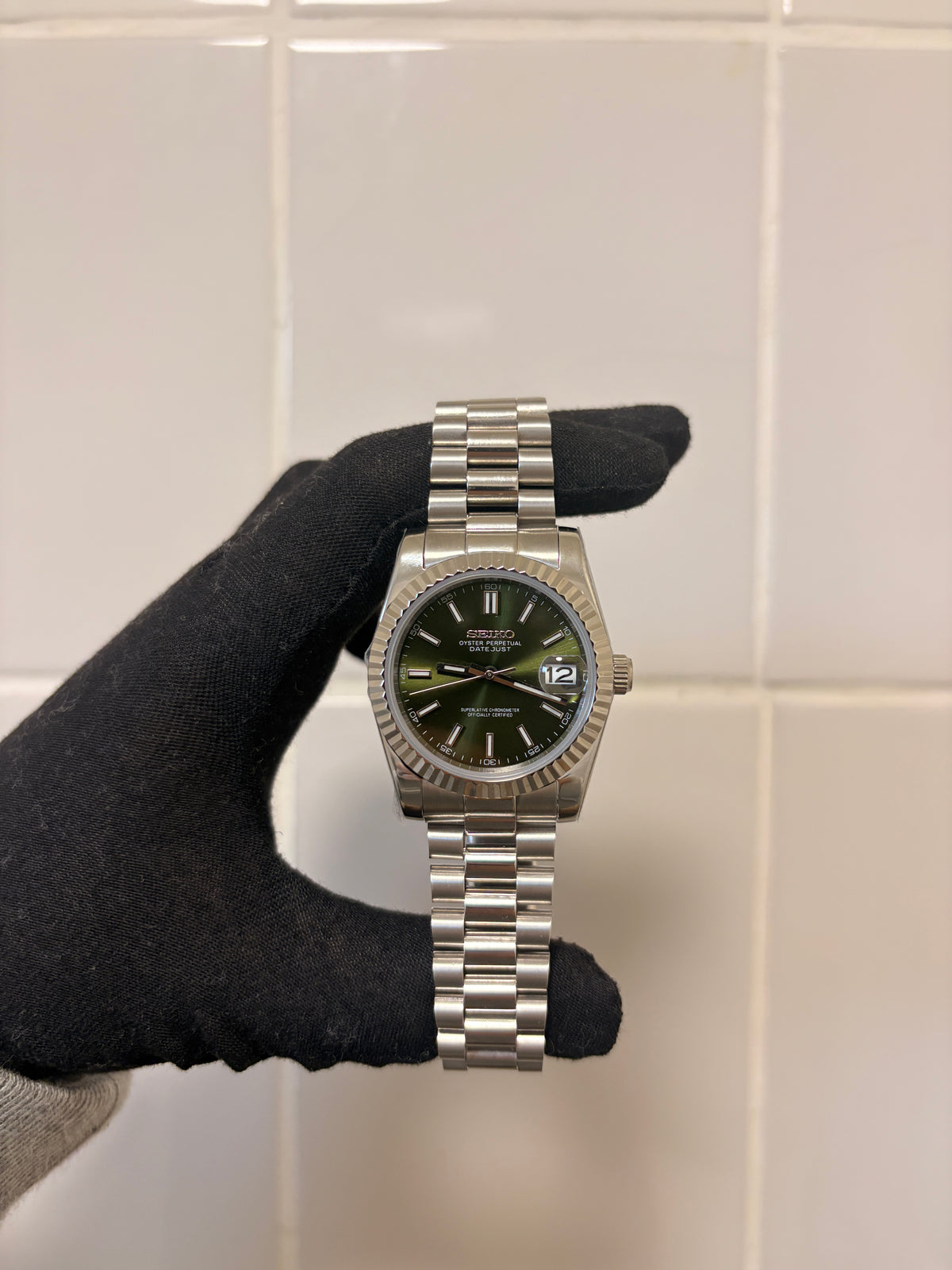 Seiko Olive Green Datejust