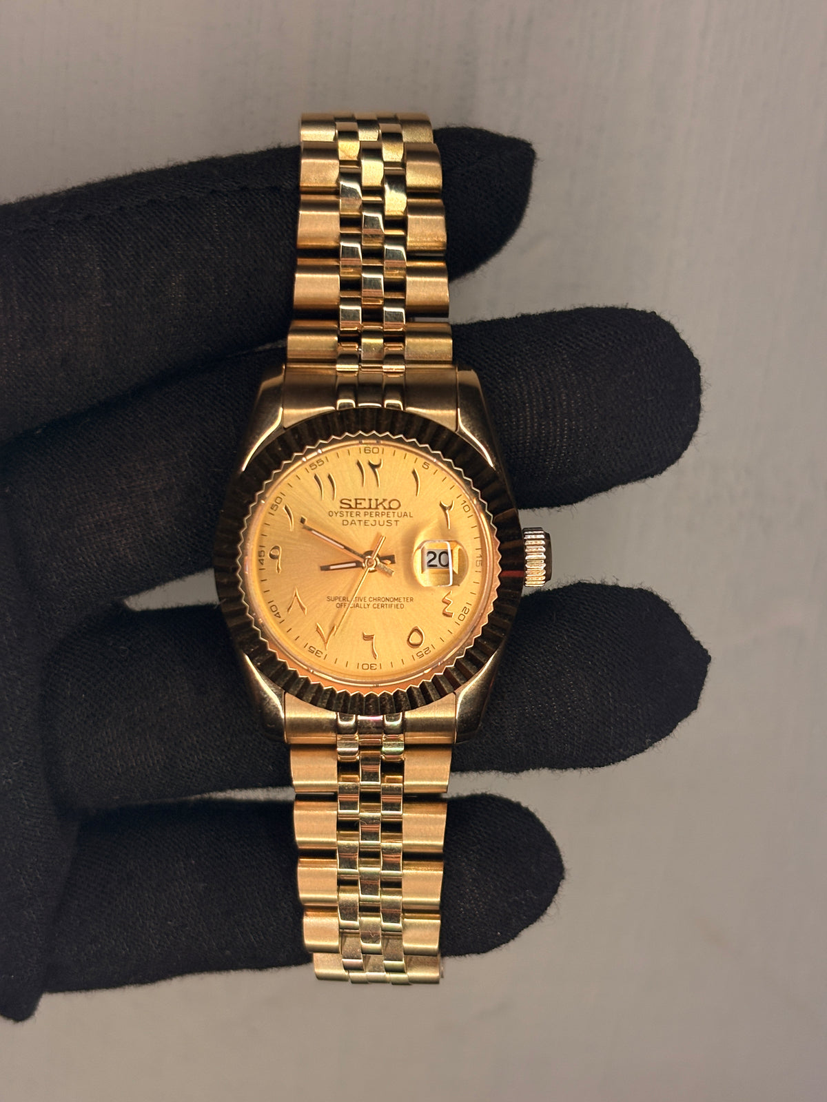 Ladies seiko Arabic Gold