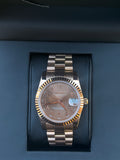 Seiko Chocolate Arabic Datejust