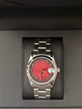 Seiko Red Arabic Oyster Perpetual Datejust