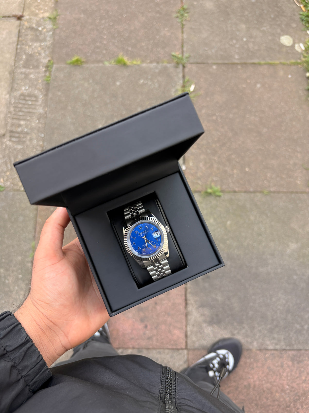 Seiko Dark Blue Arabic Datejust