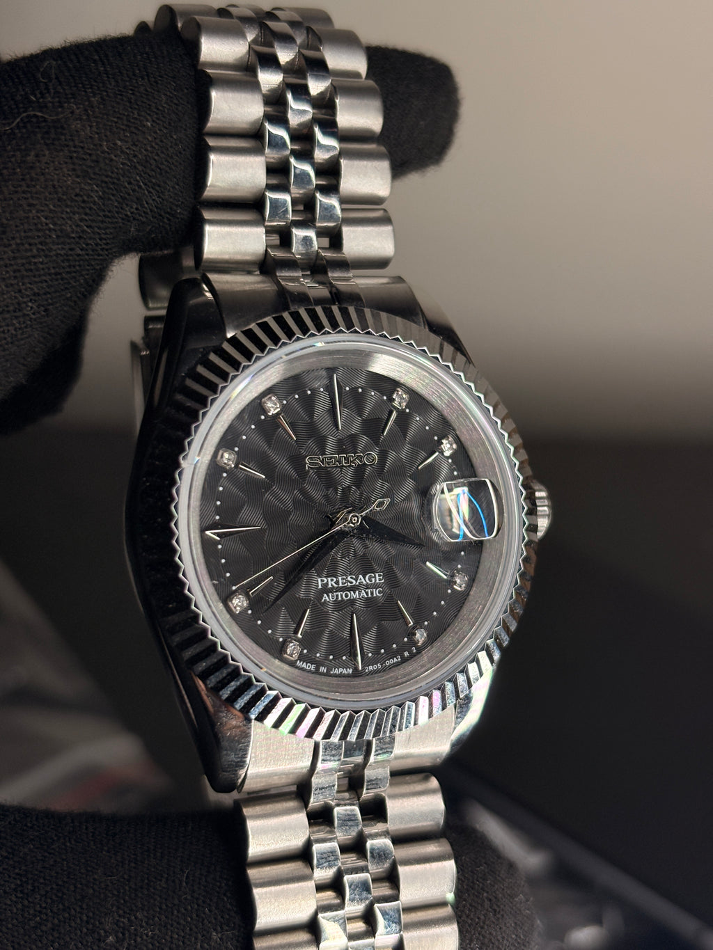 Seiko Presage Black Datejust