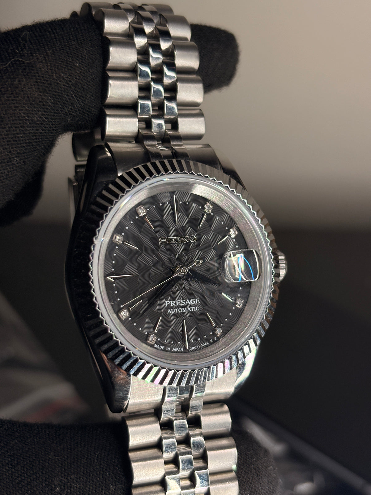 Seiko Presage Black Datejust