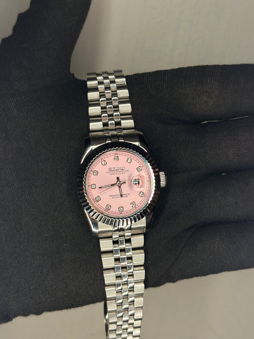 Ladies Seiko Pink Diamond Datejust