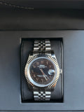 Seiko Black Arabic Dial Datejust