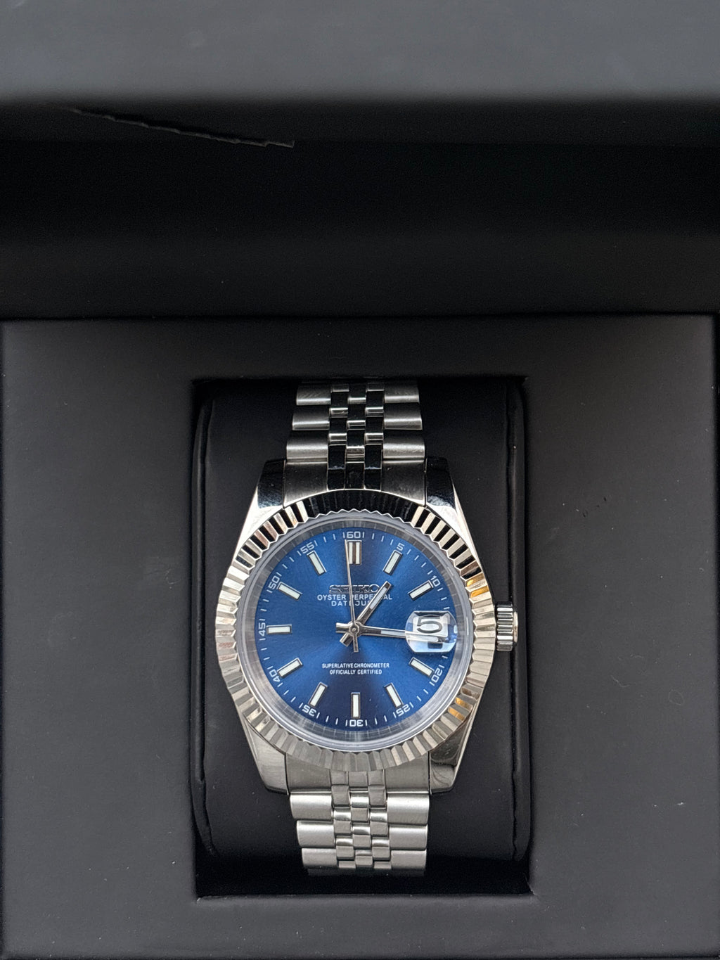 Seiko Blue Dial Datejust