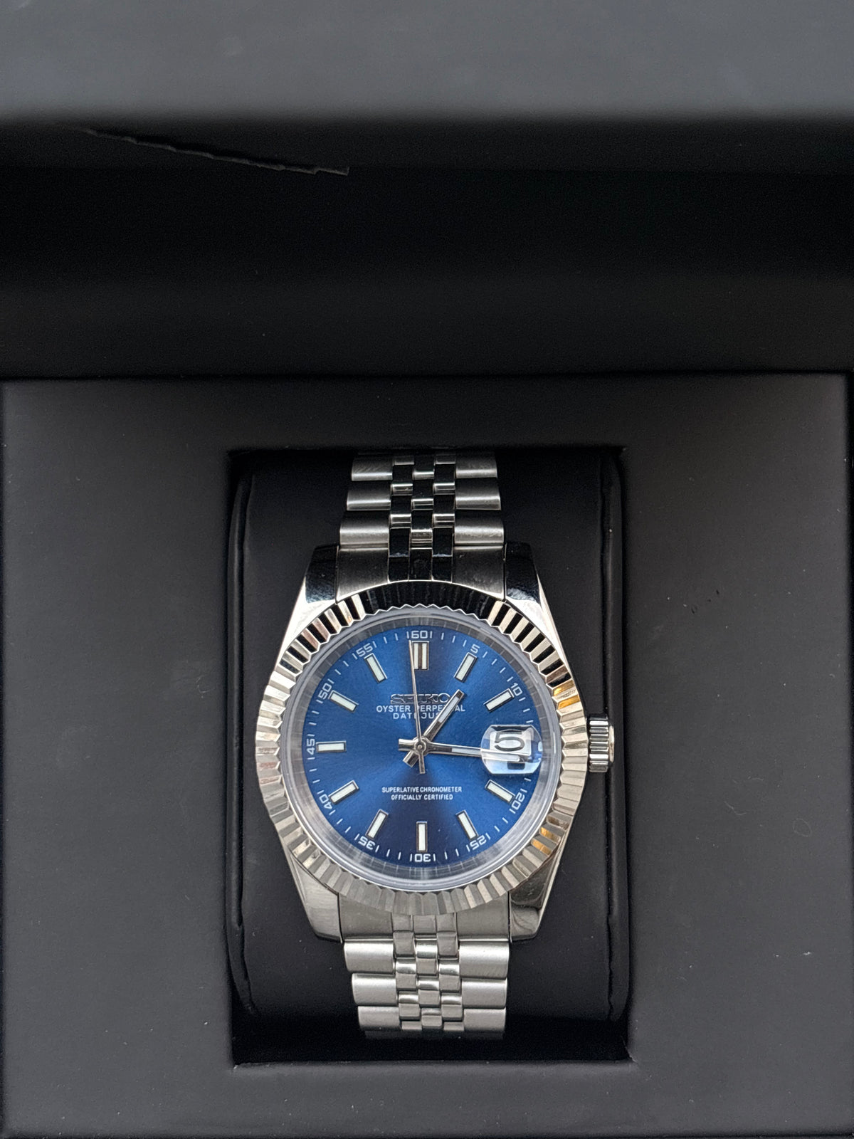 Seiko Blue Dial Datejust