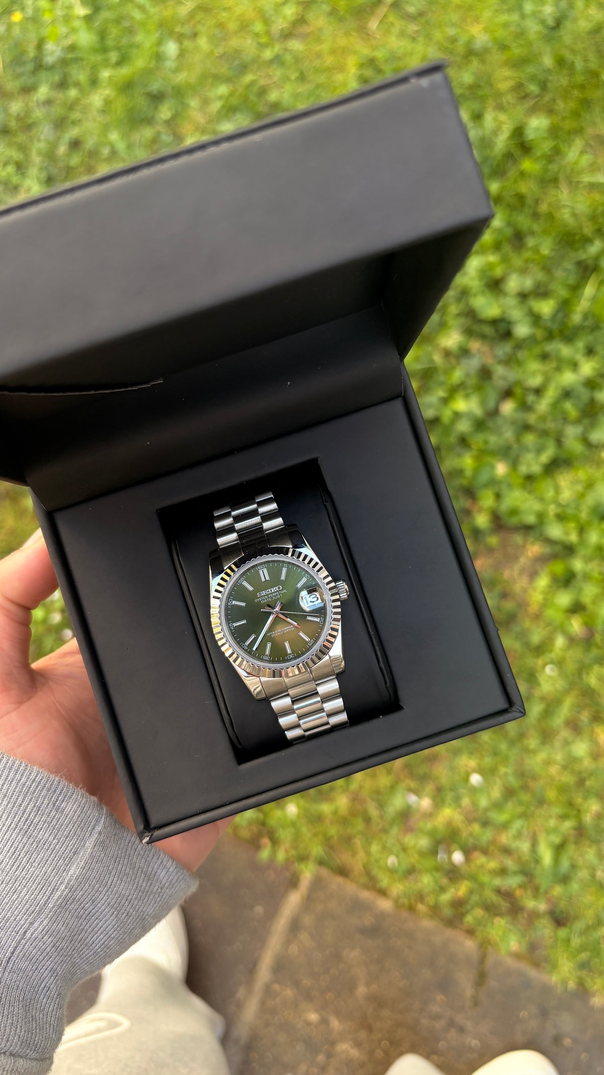 Seiko Olive Green Datejust