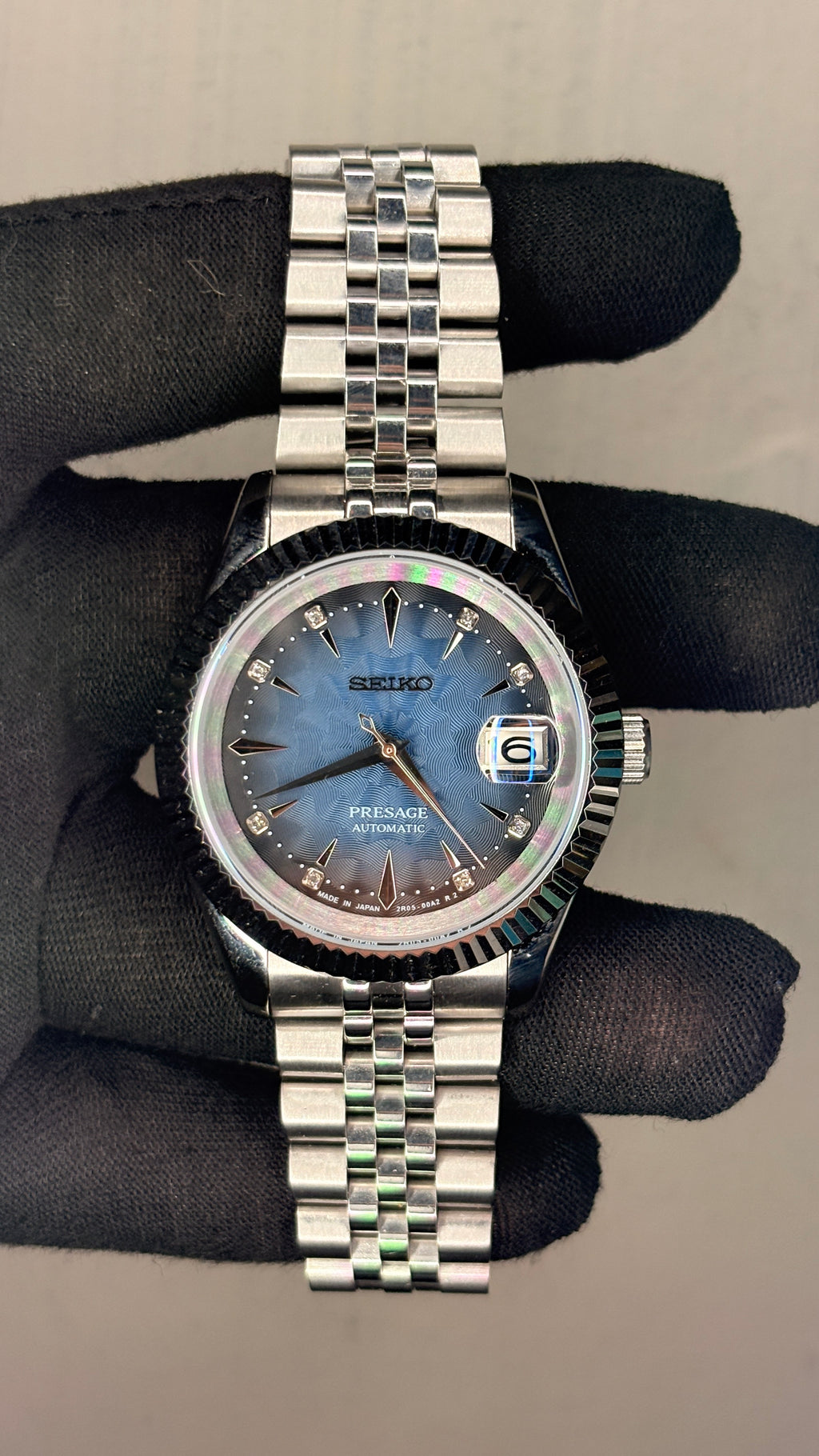 Seiko Presage Blue Dial (silver indices) Datejust