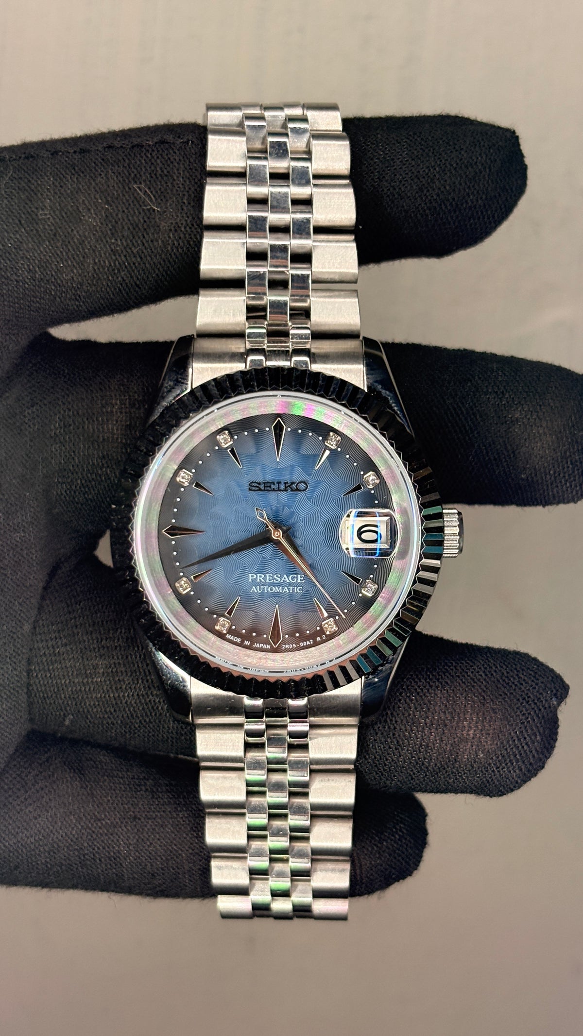 Seiko Presage Blue Dial (silver indices) Datejust