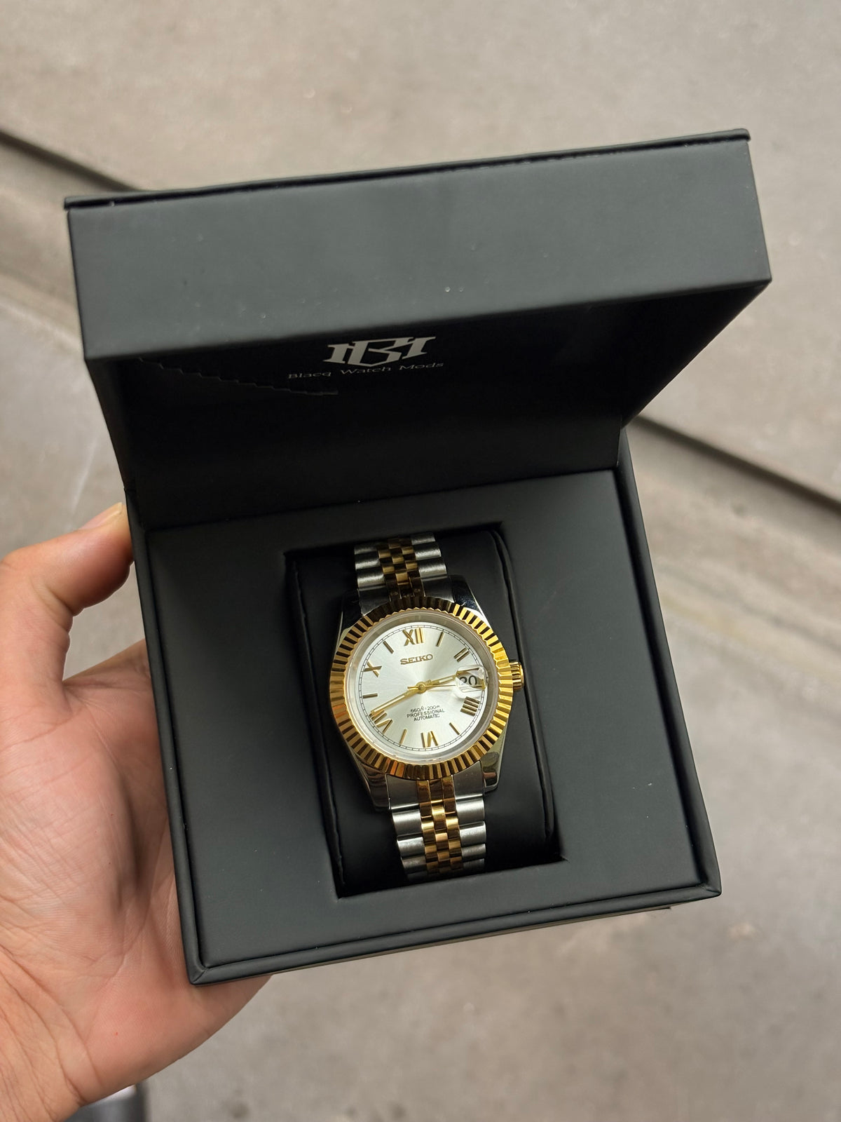 Seiko Gold/Silver Roman Datejust