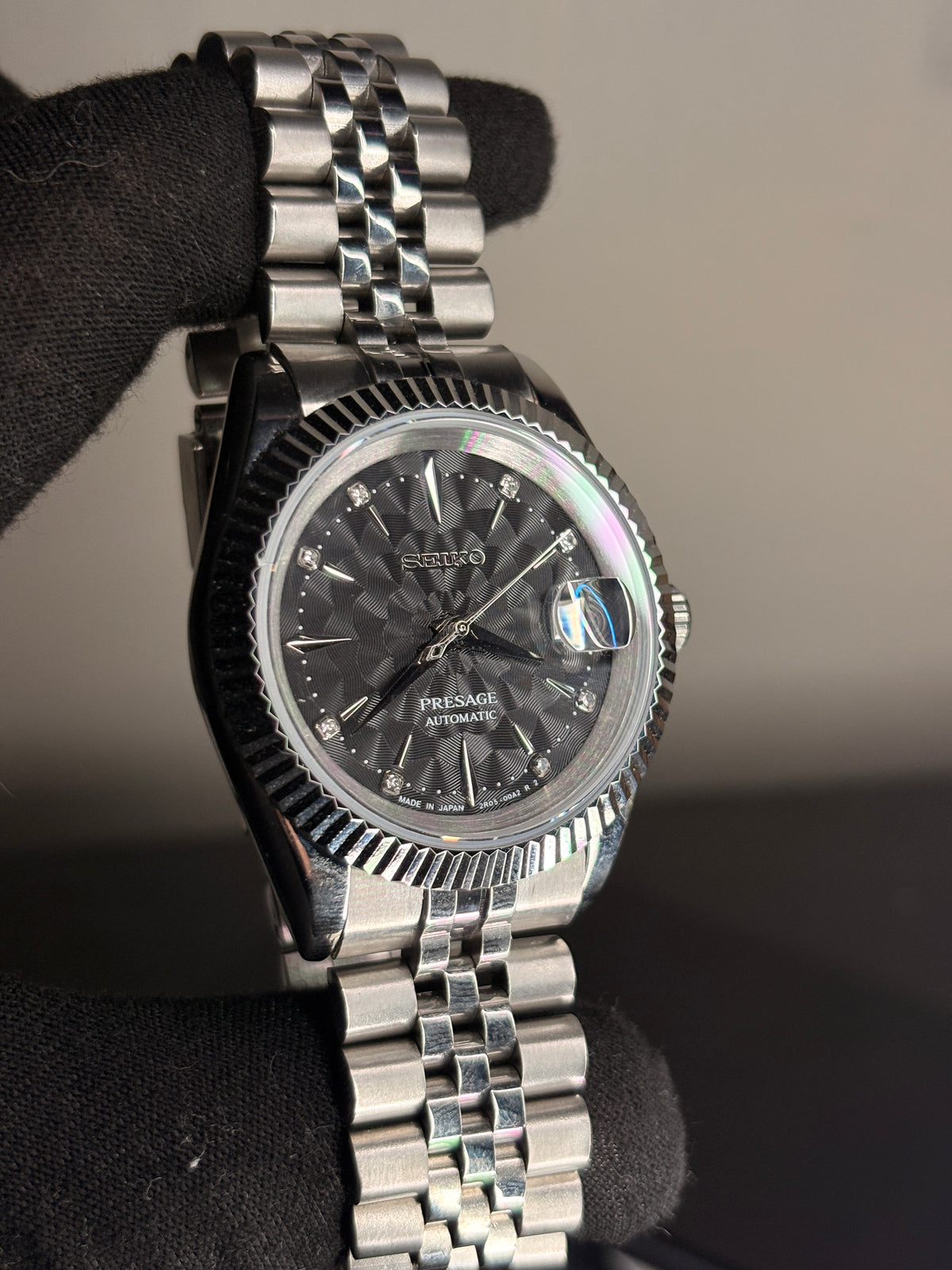 Seiko Presage Black Datejust