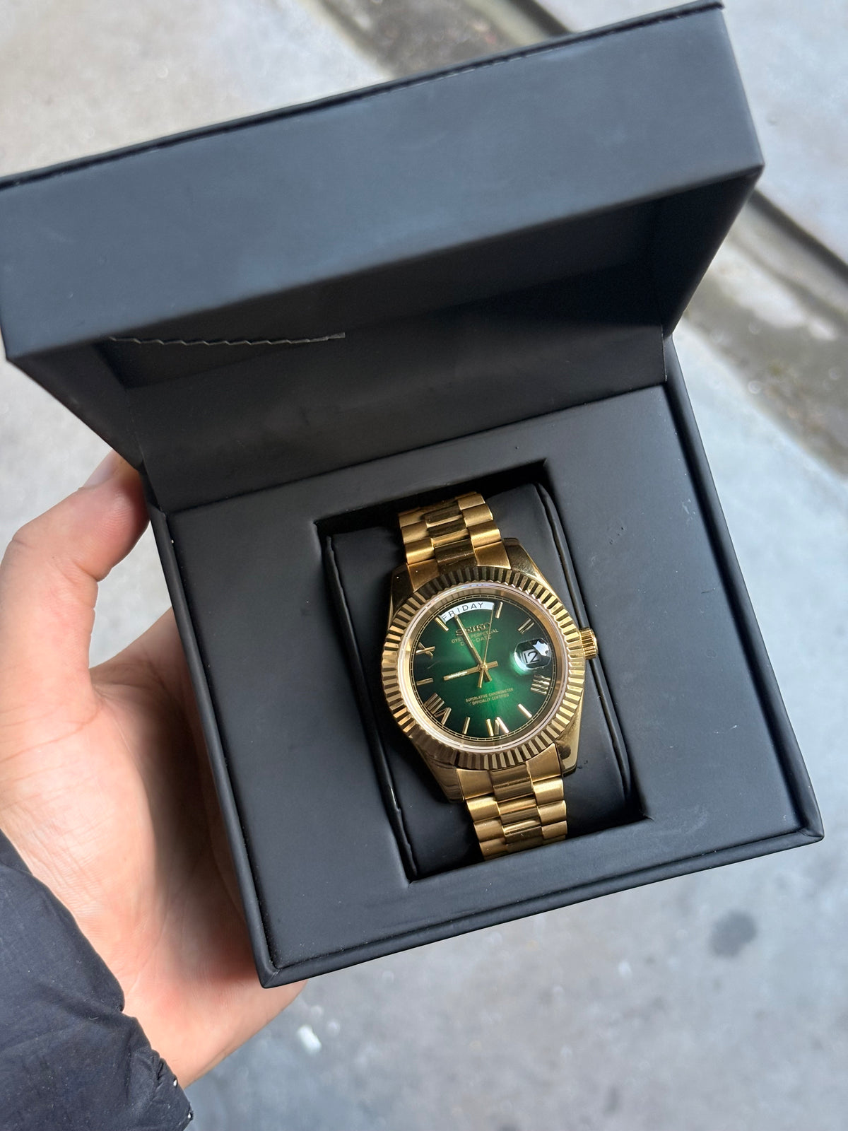 Seiko Green Ombré Day-Date