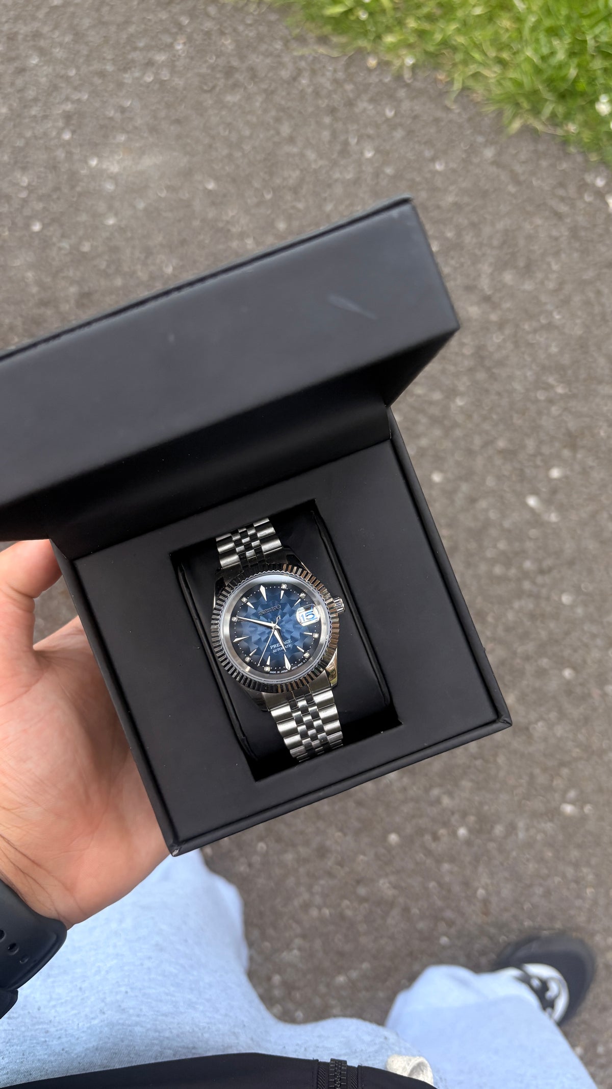 Seiko Presage Blue Dial (silver indices) Datejust