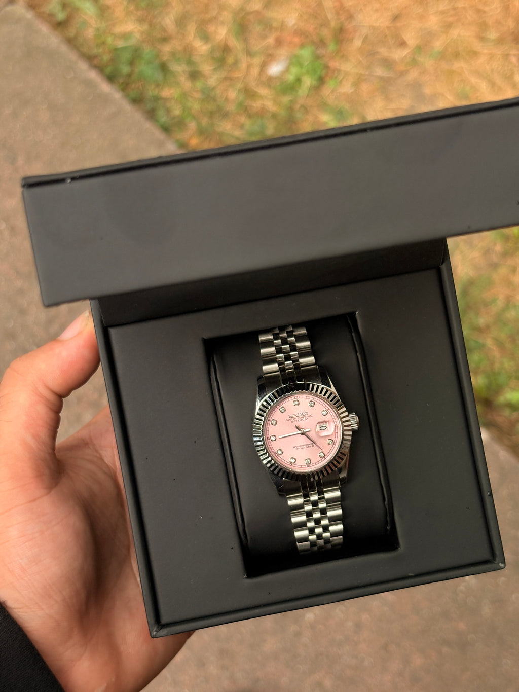 Ladies Seiko Pink Diamond Datejust