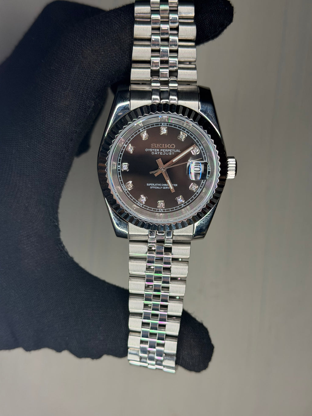 Seiko Black Diamond Datejust