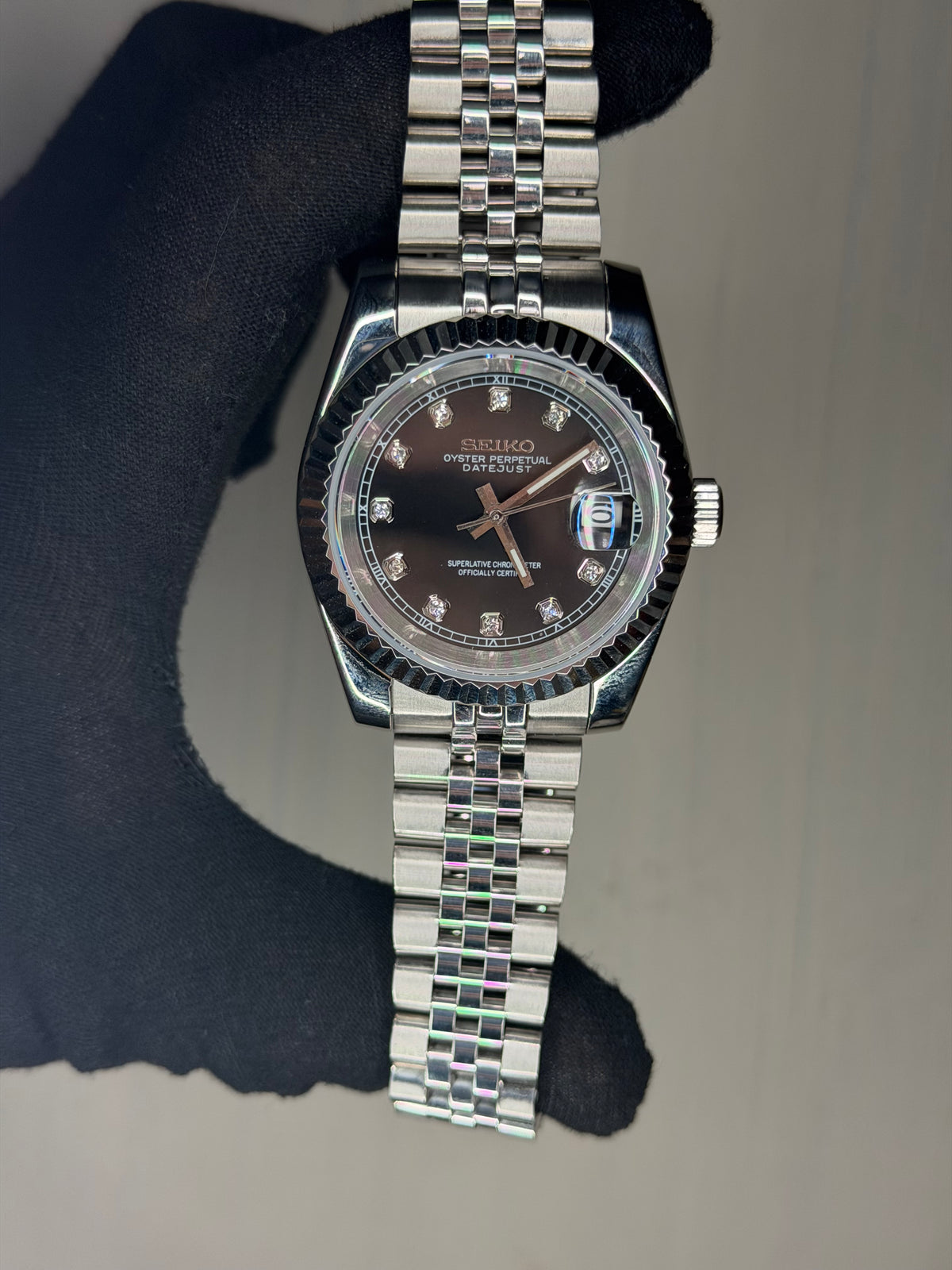 Seiko Black Diamond Datejust