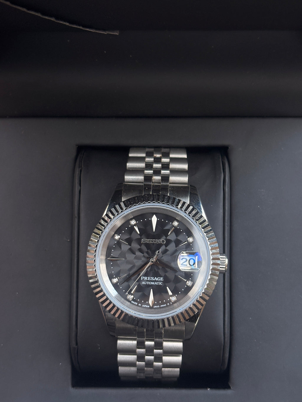 Seiko Presage Black Datejust