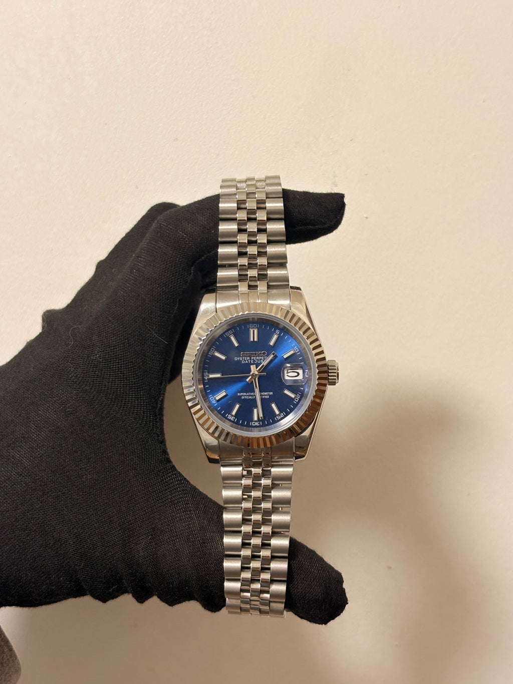 Seiko Blue Dial Datejust