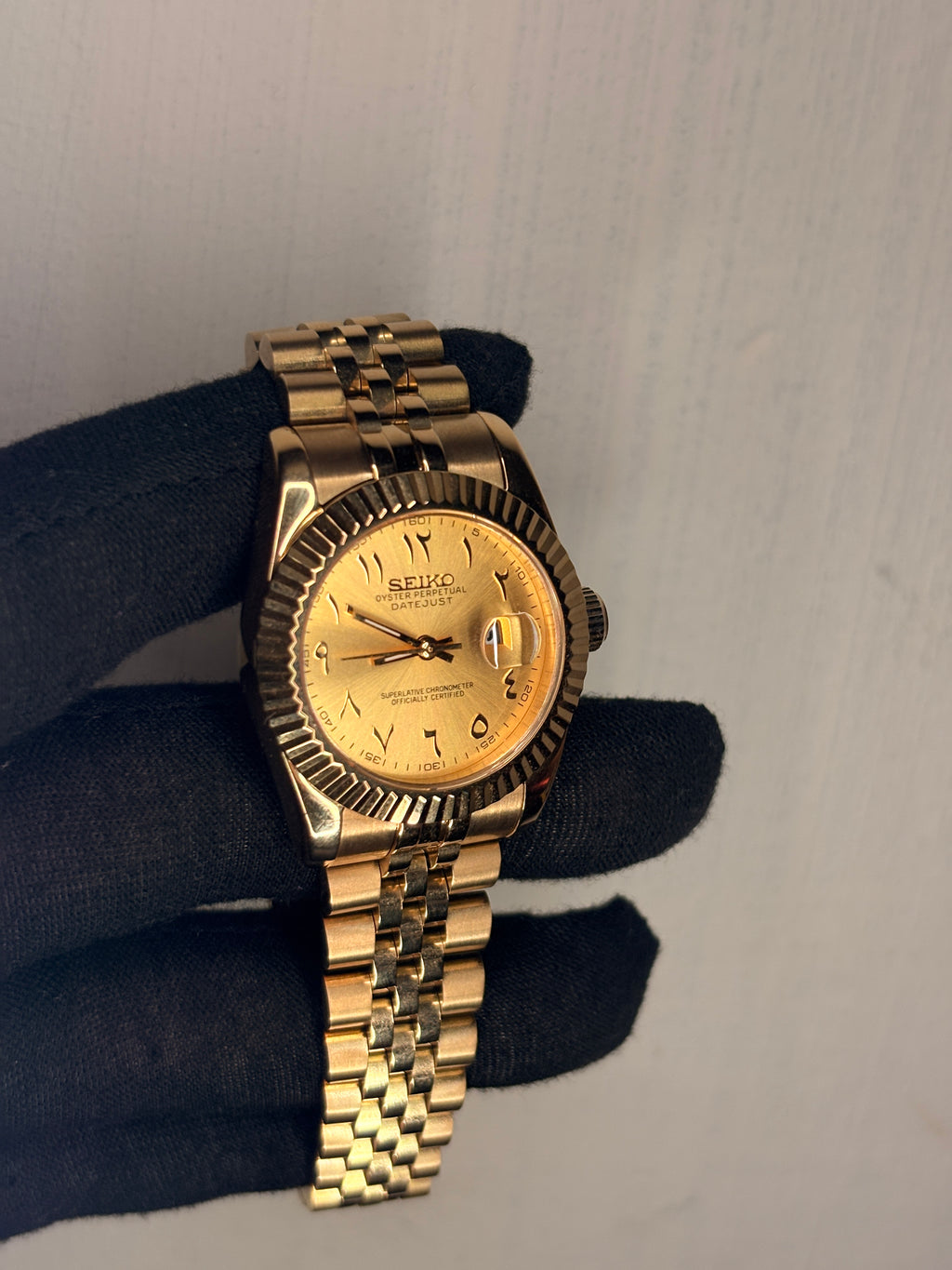 Ladies seiko Arabic Gold