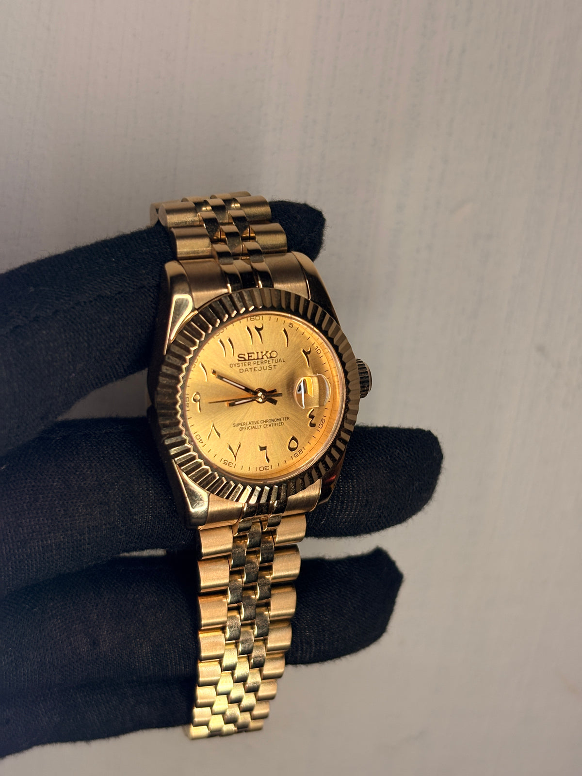 Ladies seiko Arabic Gold