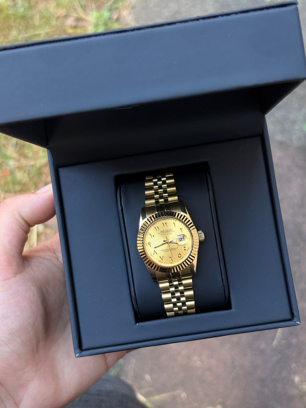 Ladies seiko Arabic Gold