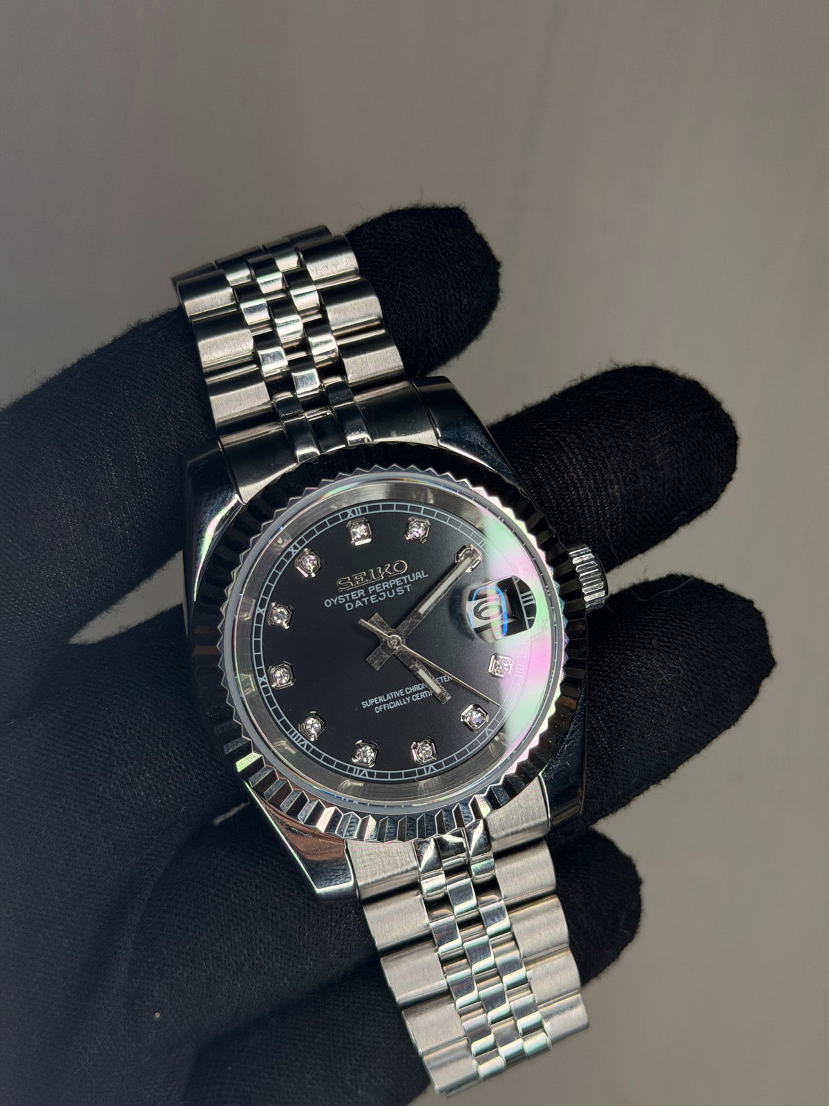 Seiko Black Diamond Datejust