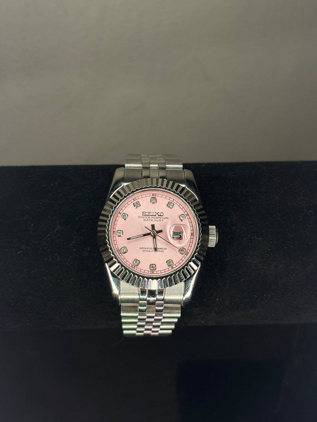 Ladies Seiko Pink Diamond Datejust