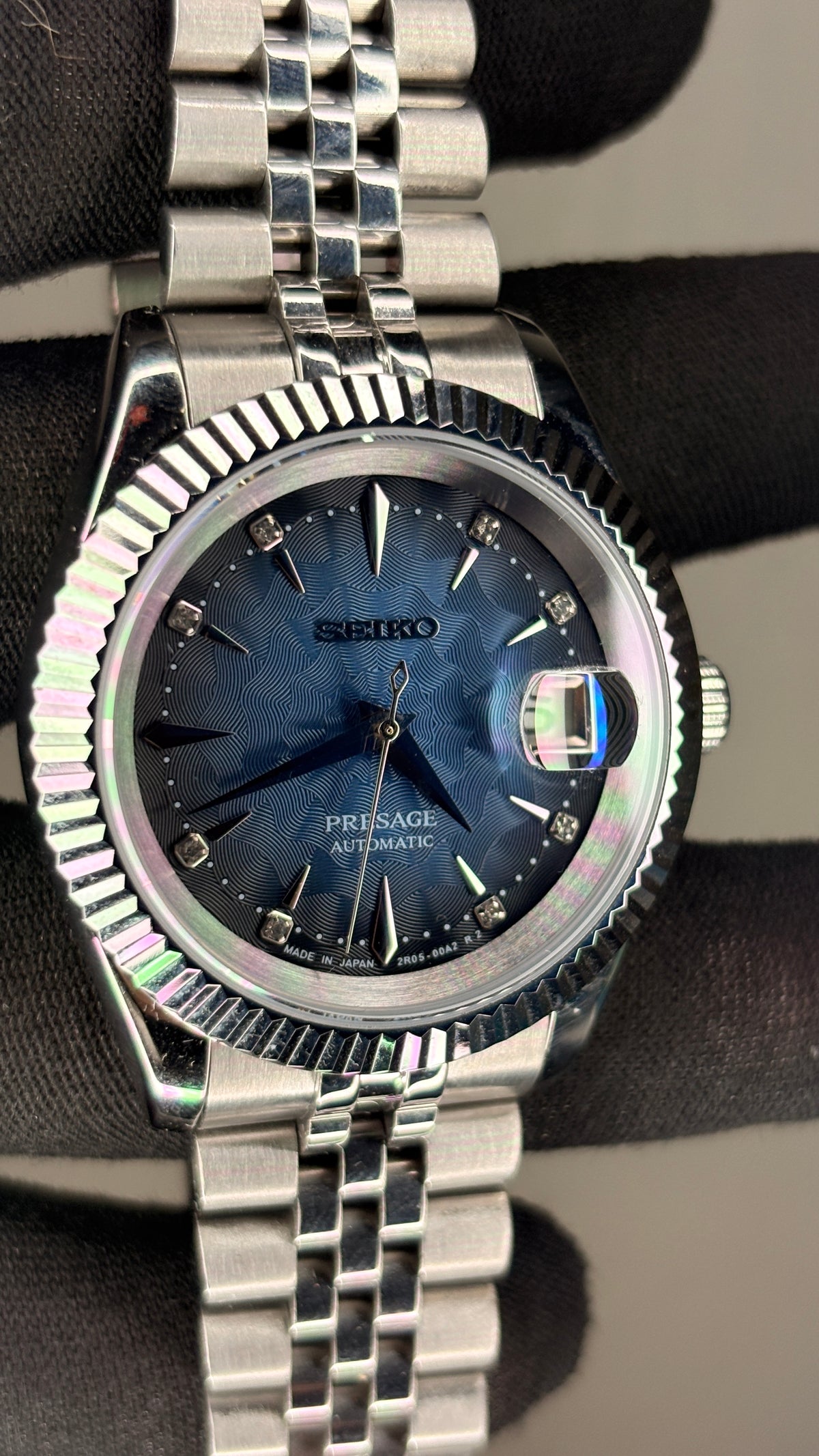 Seiko Presage Blue Dial (silver indices) Datejust
