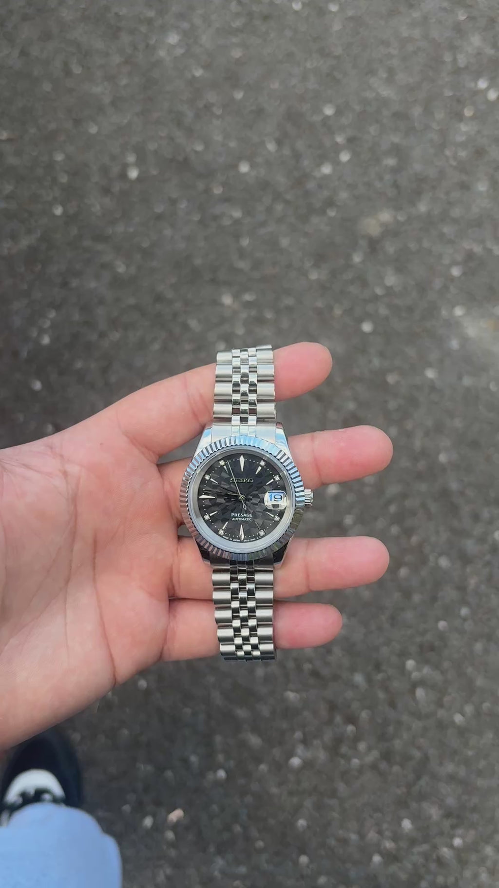 Seiko Presage Black Datejust