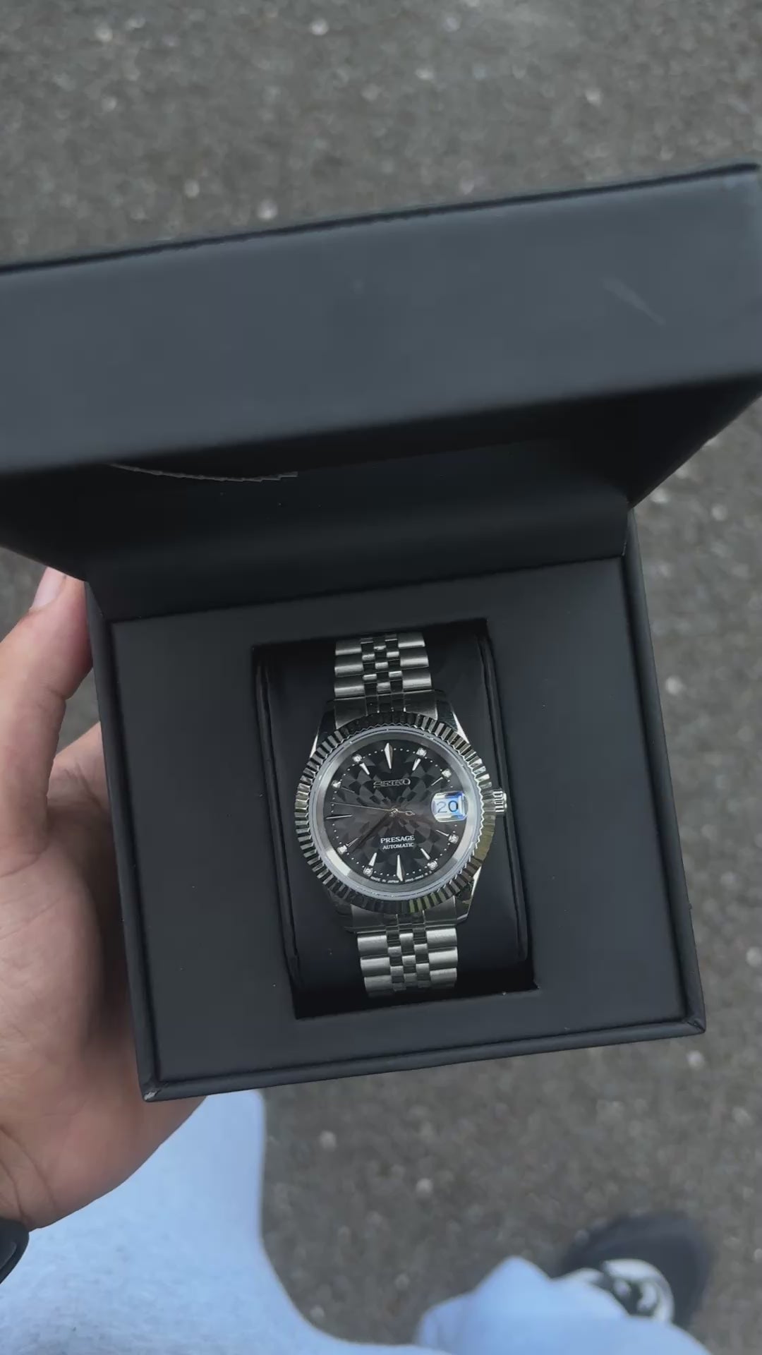 Seiko Presage Black Datejust