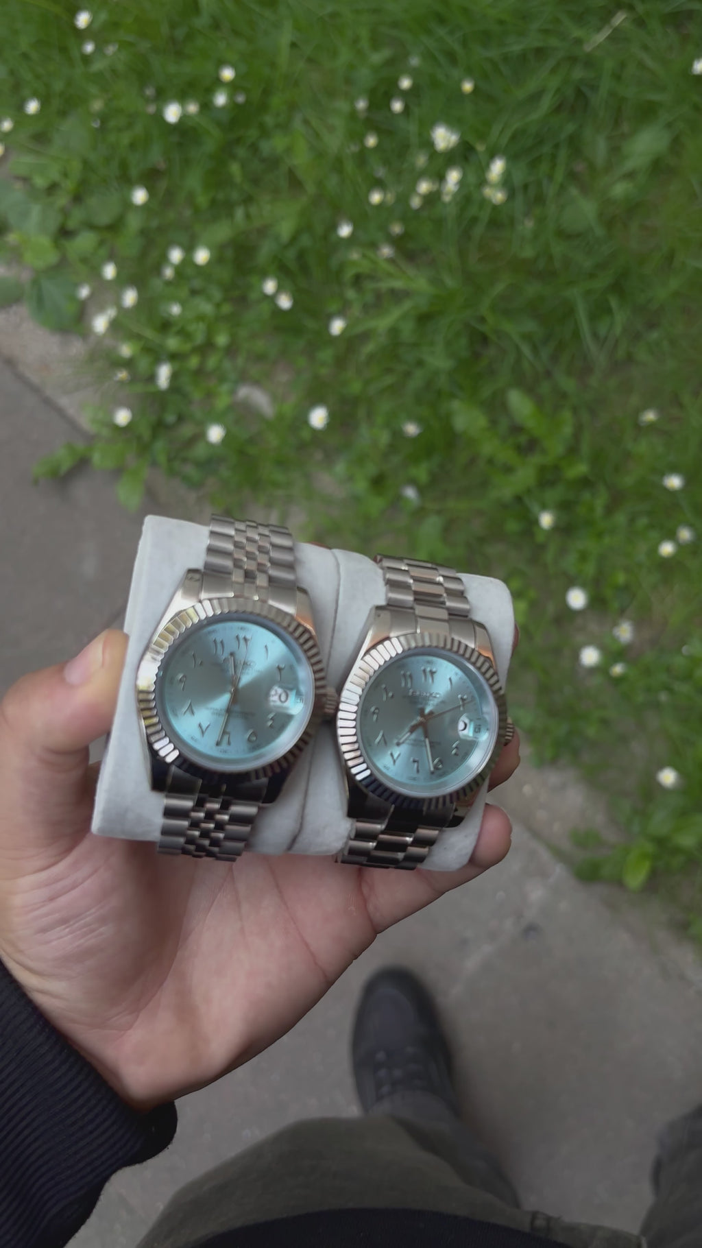Seiko Ice Blue Arabic Datejust