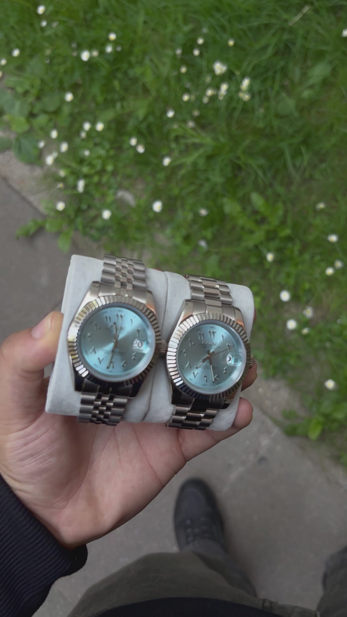 Seiko Ice Blue Arabic Datejust