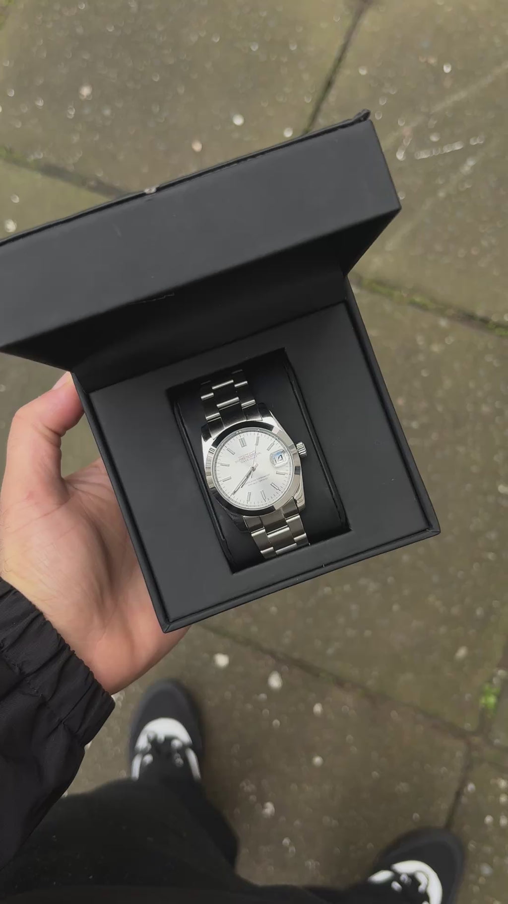 Seiko White Oyster Perpetual Datejust