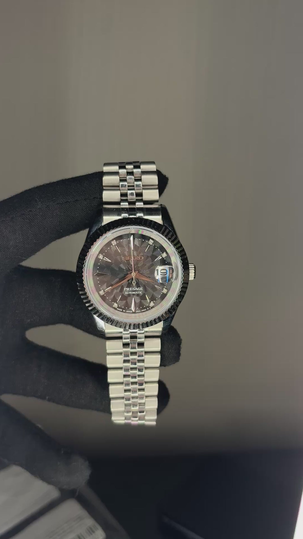 Seiko Presage Black Datejust