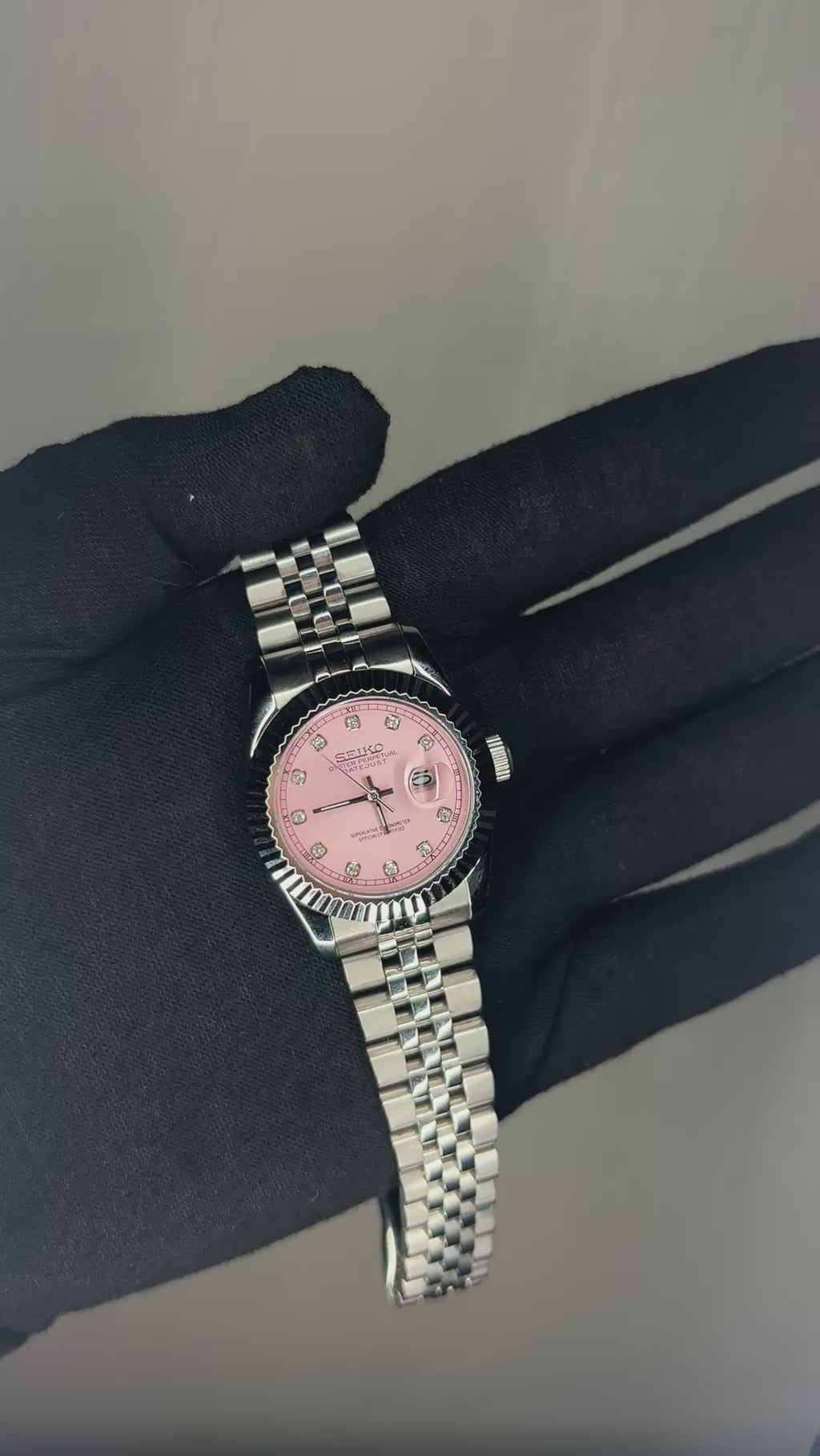 Ladies Seiko Pink Diamond Datejust