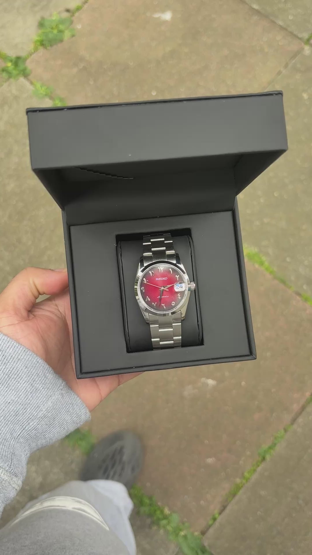 Seiko Red Arabic Oyster Perpetual Datejust