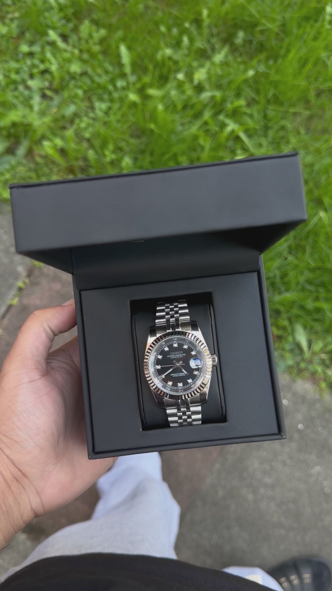 Seiko Black Diamond Datejust
