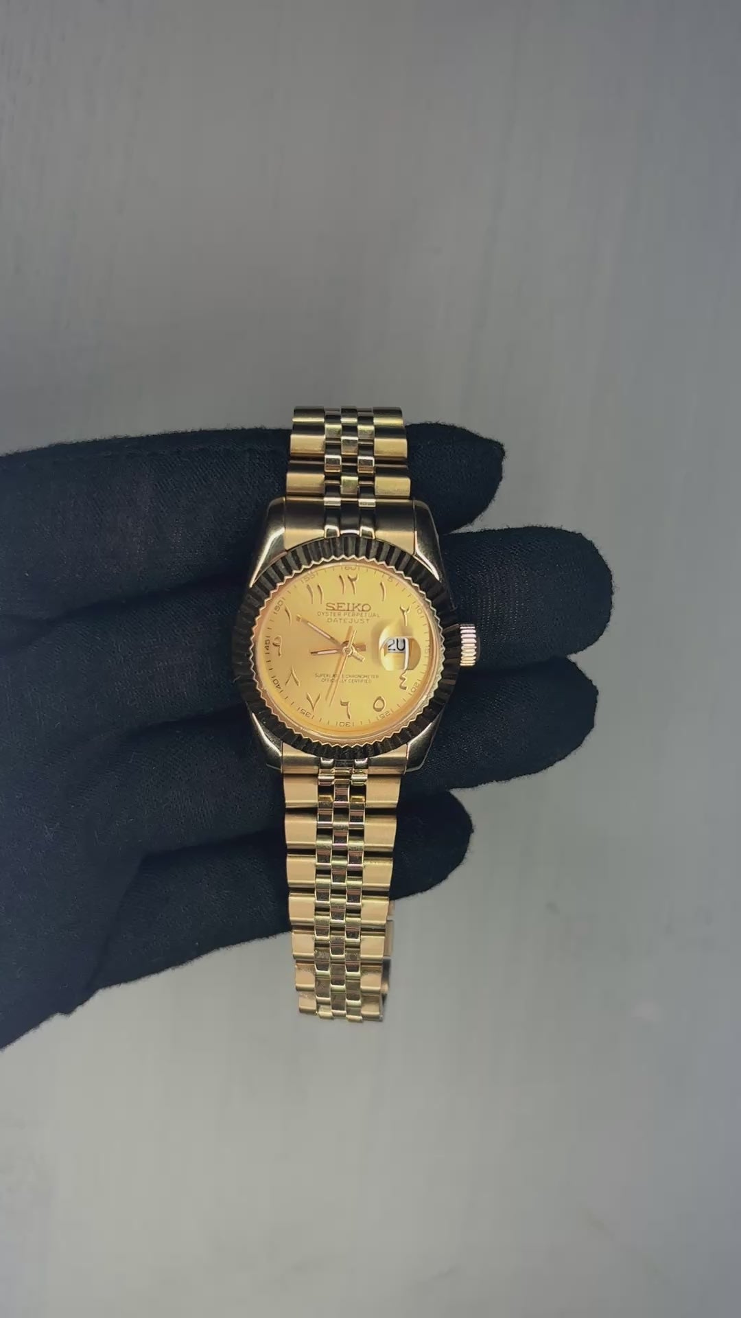 Ladies seiko Arabic Gold