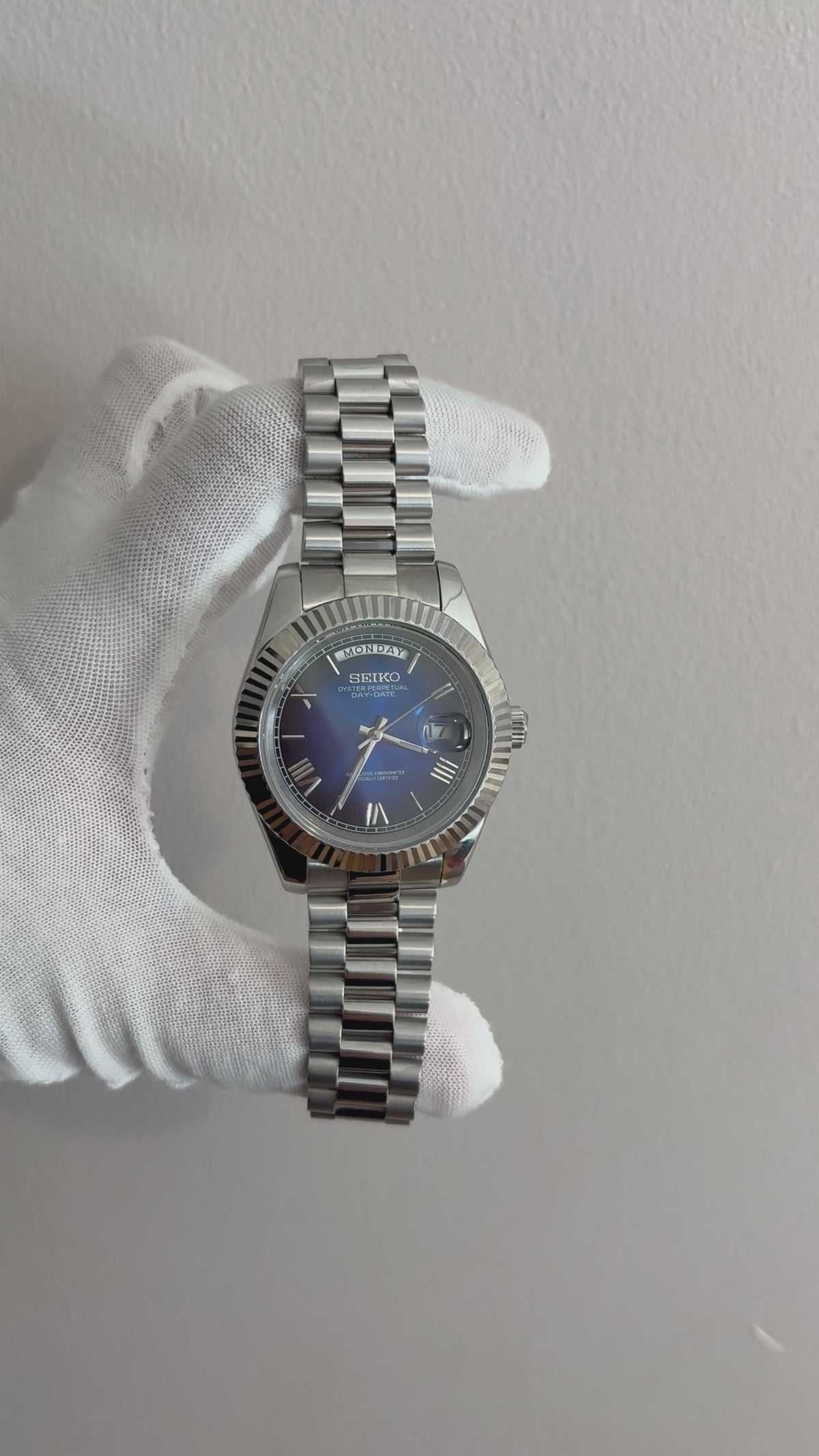 Seiko Blue Ombré Day-Date