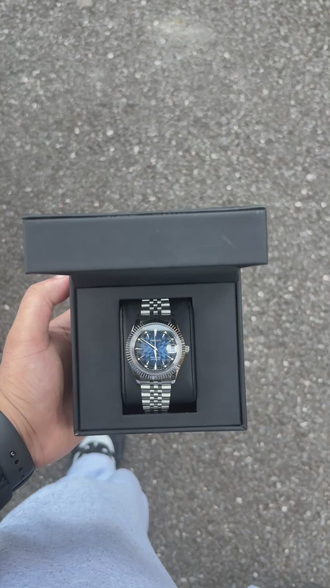 Seiko Presage Blue Dial (silver indices) Datejust