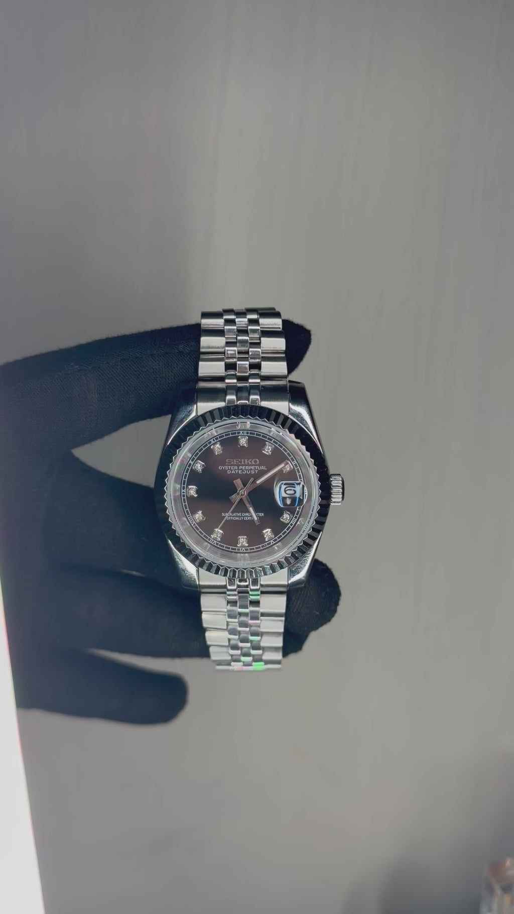 Seiko Black Diamond Datejust