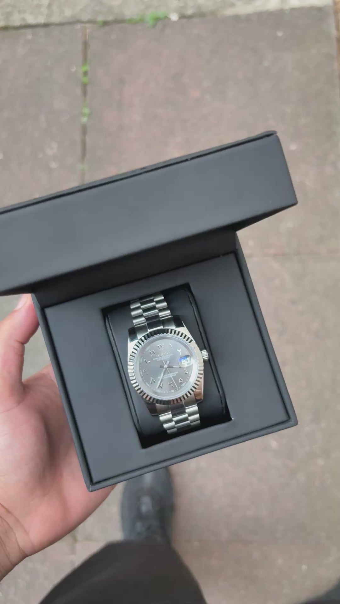 Seiko Grey Arabic Dial Datejust