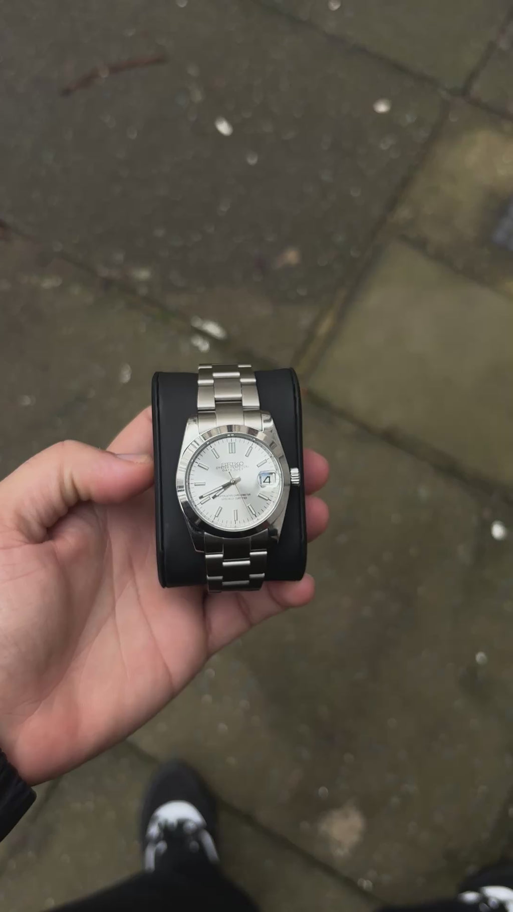 Seiko White Oyster Perpetual Datejust